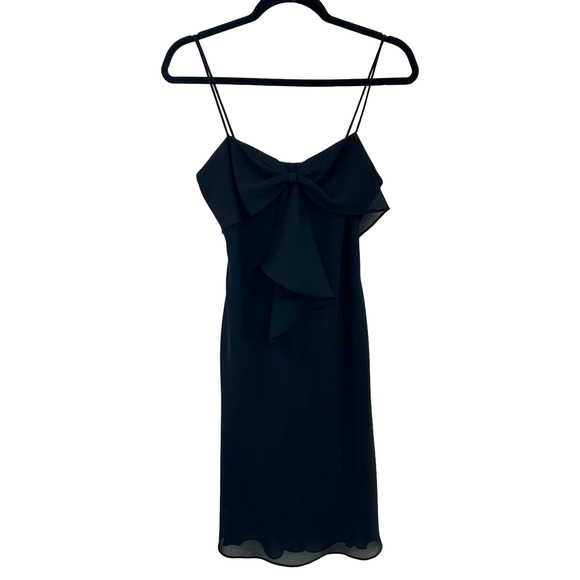 Jump Apparel Co Vintage Black Bow Spaghetti Strap Dress 9/10 - Picture 1 of 5